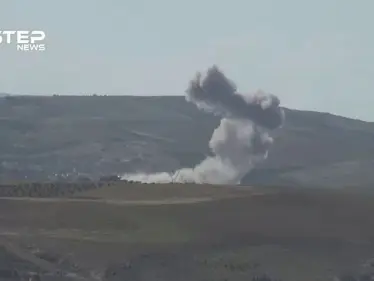 شاهد القصف بالبراميل المتفجرة على عدة قرى وبلدات جنوب إدلب - وكالة ستيب نيوز