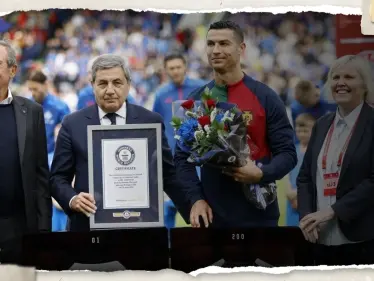 بالفيديو|| موسوعة "جينيس" تكرم كريستيانو رونالدو بعد تحقيق رقم قياسي جديد - وكالة ستيب نيوز