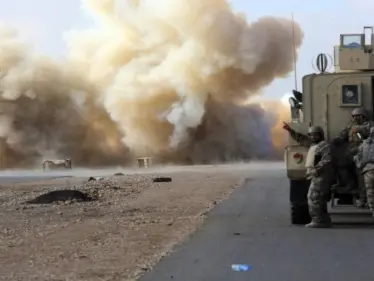 صاروخ موجّه يستهدف رتلاً للدعم اللوجستي للقوات الأمريكية والتحالف في البصرة - وكالة ستيب نيوز