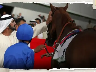 بعد أن ظهرت بفيديو محتضنة حصانها بعد موته.. هدية من حاكم دبي لأصغر فارسة عراقية - وكالة ستيب نيوز