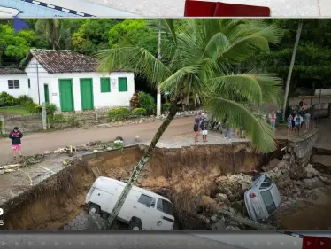 شاهد|| إعصار مدمر يغرق ولاية برازيلية.. ويخلف قتلى ودماراً فيها - وكالة ستيب نيوز