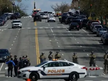 شخص يحمل قنبلة ويطالب بلقاء بايدن في الكونغرس والشرطة الأمريكية توضح التفاصيل - وكالة ستيب نيوز