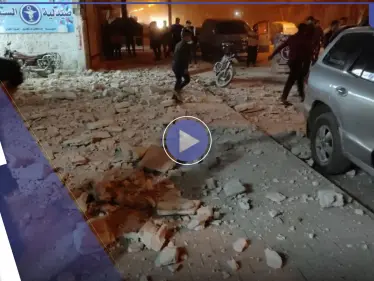 بالفيديو || قتلى وجرحى بهجوم صاروخي شنّته قوات "قسد" على مدينة عفرين - وكالة ستيب نيوز