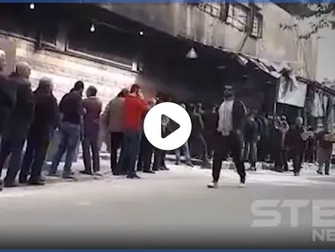 عدسة "ستيب" ترصد طوابير الأهالي بحلب لشراء الخبز.. ولا اكتراث بإجراءات الوقاية من كورونا - وكالة ستيب نيوز