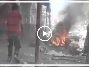 قتيل وجرحى مدنيين بانفجار مفخخة وسط السوق التركي في مدينة أعزاز شمالي حلب - وكالة ستيب نيوز