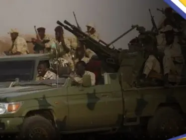 بالفيديو|| لحظة انقطاع بث التلفزيون السوداني تزامناً مع الاشتباكات وسلاح الجو يدخل المعركة - وكالة ستيب نيوز