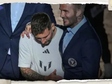 شاهد|| بيكهام ينجو من موقف محرج خلال حفل تقديم ميسي - وكالة ستيب نيوز