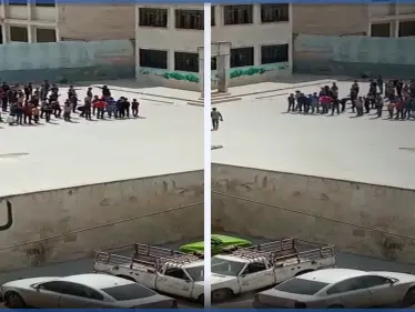 بالفيديو || مدرّس يعتدي بالضرب العنيف على طلابه في إحدى مدارس إدلب.. وإجراءات بحقه - وكالة ستيب نيوز