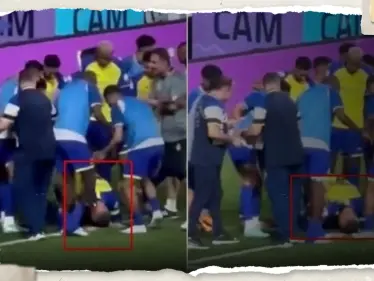 شاهد || كيف تصرّف زملاؤه؟.. لقطة "سجود رونالدو" في الدوري السعودي تشعل مواقع التواصل - وكالة ستيب نيوز