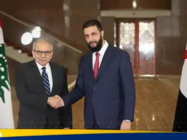 ملفات ساخنة على الطاولة.. الشرع  يستقبل رئيس وزراء لبنان - وكالة ستيب نيوز