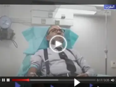 بالفيديو|| ملك المغرب يتبرع بالدم لمصابي الزلزال بمستشفى مراكش - وكالة ستيب نيوز