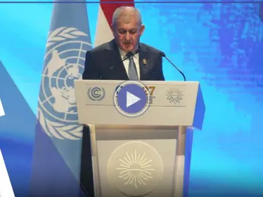 بالفيديو || زلّة لسان لـ الرئيس العراقي الجديد في مؤتمر المناخ تُثير تفاعلاً واسعاً - وكالة ستيب نيوز