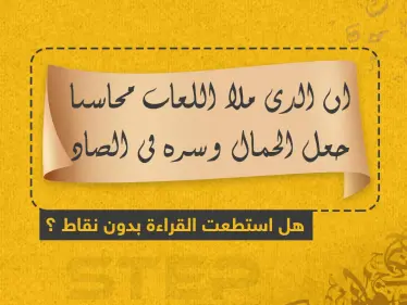 قَبلَ وَضعِ النِّقَاط على حُروف اللُّغة العربِيَّة كان لدى العرب من المَلَكة الفطرية ، مَا يُساعِدهُم عَلَى تَميِيز الحرُوف المُتشابِهة بالسليقة من خلالِ سياق الكلام ، فإِنَّ الَّذي لسَانه غيرَ عربِيّ لا يُمكِنه التَّمييزُ بَينَ الحروف المُتَشابهَة في مظهرُها . - وكالة ستيب نيوز