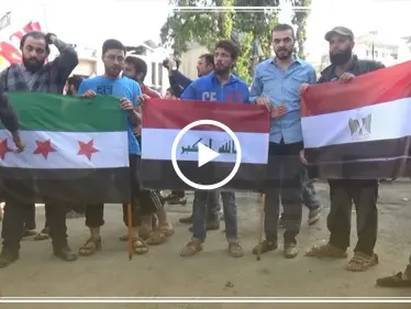 عدسة ستيب ترصد مظاهرات وسط مدينة إدلب تطالب بإسقاط النظام ووقف القصف على المحافظة - وكالة ستيب نيوز