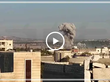 فيديو | | الطيران الروسي يُمطر إدلب بالصواريخ.. و 5 قتلى في كفرنبل - وكالة ستيب نيوز