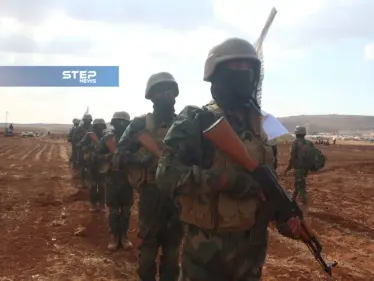 صور لتخريج دورة عبد الباسط الساروت التابع لجيش العزة في باب الهوى شمال إدلب - وكالة ستيب نيوز