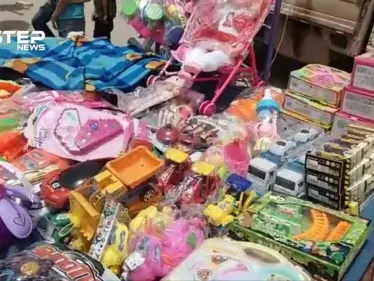 فرحة الأطفال في ثاني أيام عيد الفطر بمدينة الدانا شمالي إدلب - وكالة ستيب نيوز