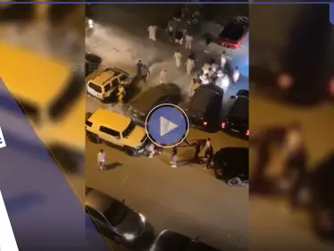 بالفيديو|| بسبب محادثة على 