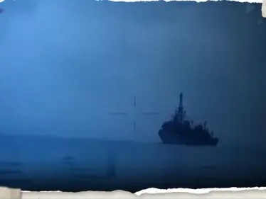 شاهد|| فيديو يكشف إصابة أذكى سفن روسيا وأكثرها تطوراً بالبحر - وكالة ستيب نيوز