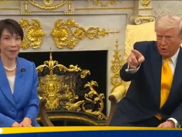 بالفيديو.. رد صادم من ترامب على سؤال لصحفي ياباني بحضور رئيسة وزراء اليابان - وكالة ستيب نيوز