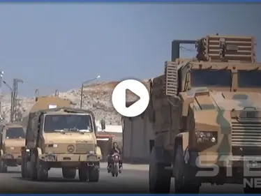 بالفيديو|| قوات النظام السوري تقصف ريف إدلب الجنوبي بالتزامن مع دخول تعزيزات عسكرية تركية - وكالة ستيب نيوز