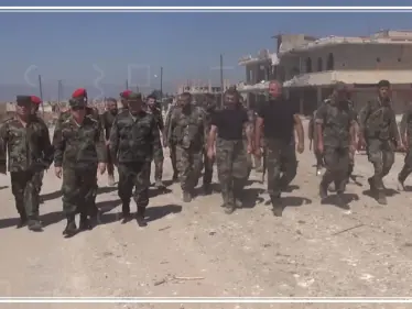 الأسد يوجه وزير دفاعه لزيارة الهبيط عقب ساعات من السيطرة عليها!!(فيديو) - وكالة ستيب نيوز