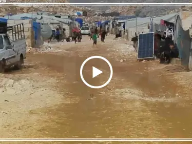 مخيم "ضياء2" بريف إدلب يغرق بمياه الصرف الصحي والأهالي يناشدون عبر ستيب (تقرير مصور) - وكالة ستيب نيوز