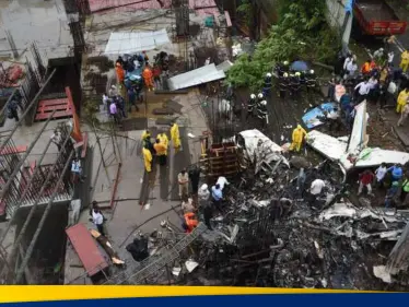 كلمات غامضة قبل السقوط.. كشف سر تحطم الطائرة الهندية في أحمد آباد  - وكالة ستيب نيوز