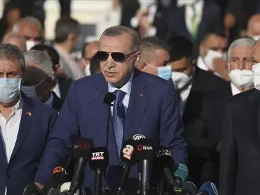 دولة داخل دولة.. الرئيس التركي بعد أداء صلاة العيد بقبرص يعد بالاستمرار ويتحدث عن شروط لحماية مطار كابول - وكالة ستيب نيوز