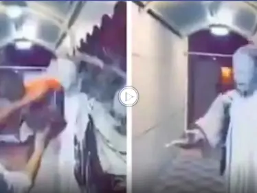 بالفيديو|| مشهور يسكب الطلاء على وجه عامل سوداني بطريقة بشعة برفقة صديقه تثير غضب السعوديين - وكالة ستيب نيوز