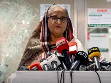 أول تصريح لـ الشيخة حسينة منذ الإطاحة بها - وكالة ستيب نيوز