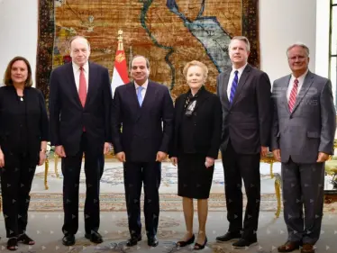 السيسي يستقبل وفداً من الكونغرس الأمريكي لبحث قضايا مهمة - وكالة ستيب نيوز