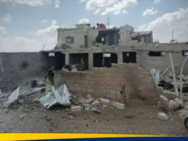 قصف جوي يعتقد أنه أردني يستهدف منزل في السويداء جنوب سوريا  - وكالة ستيب نيوز