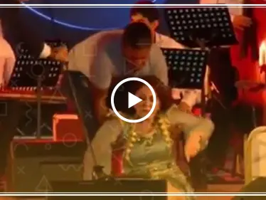 بالفيديو.. سقوط الفنانة الموالية للأسد ميادة الحناوي خلال فعاليات مهرجان بتونس - وكالة ستيب نيوز