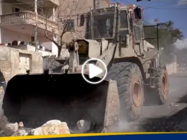 بالفيديو|| سرايا القدس تفجر جرافة إسرائيلية بمن عليها من جنود.. والقسّام تصدر بياناً - وكالة ستيب نيوز