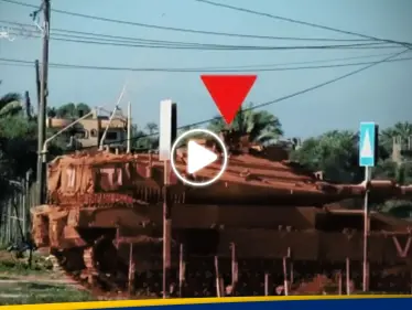 شاهد|| القسام توثق لحظة تفجير دبابة ميركافا إسرائيلية شرق مخيم البريج وتكشف ما استولت عليه - وكالة ستيب نيوز