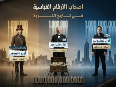 تاريخ الثراء العالمي في 3 أسماء - وكالة ستيب نيوز
