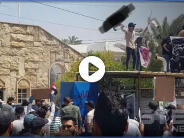 بالفيديو || لكشفها حقائق عن "المهندس".. الحشد الشعبي يقتحم مقر "MBC" في بغداد - وكالة ستيب نيوز