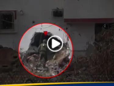 شاهد || بقذيفة الياسين.. القسام توثّق لحظة تفجير قوة إسرائيلية تحصّنت داخل مبنى بغزة - وكالة ستيب نيوز