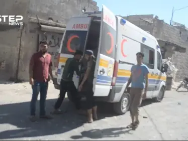 مشاهد من مجزرة معرة النعمان جنوبي إدلب بفعل الغارات الروسية - وكالة ستيب نيوز