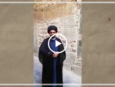 شاهد بالفيديو|| معمم شيعي داخل أزقة دمشق يشتم أحد الصحابة أمام قبره - وكالة ستيب نيوز