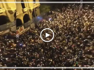 بالشموع والقرع على الطناجر.. هكذا أحيا اللبنانيون ثورتهم في رياض الصلح (فيديو) - وكالة ستيب نيوز