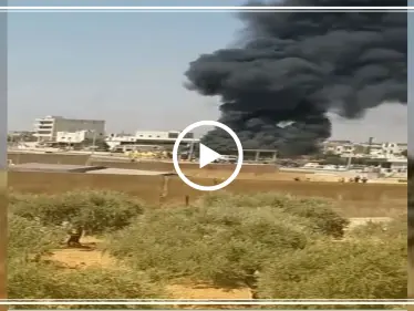 عاجل|| انفجارات ضخمة جرّاء حريق داخل محطة وقود شرقي إدلب (فيديو) - وكالة ستيب نيوز