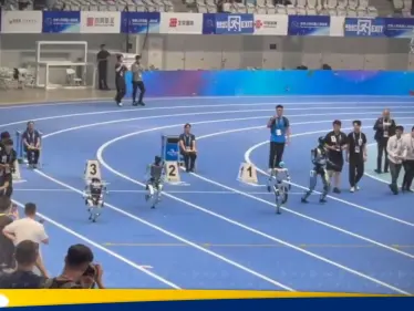 شاهد|| إطلاق أول ألعاب الروبوتات البشرية في الصين.. قوة حقيقية في التنافس  - وكالة ستيب نيوز