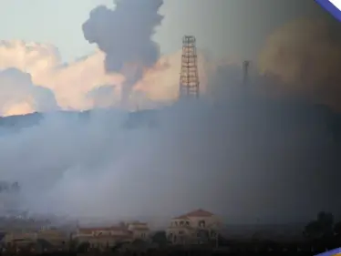 شاهد|| إسرائيل تقصف بلدة لبنانية بالقذائف الفوسفورية لهذا السبب - وكالة ستيب نيوز