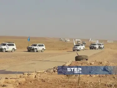 صور من عمل فريق الأمم المتحدة والهلال الأحمر في مخيم الركبان - وكالة ستيب نيوز