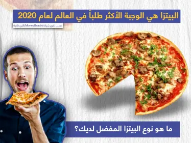 البيتزا هي الوجبة الأكثر طلباً في العالم لعام 2020 - وكالة ستيب نيوز