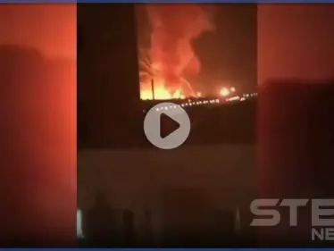 بالفيديو|| قصف إسرائيلي يدمر مستودعات سلاح إيرانية شرق حلب ومصادر تكشف الخسائر - وكالة ستيب نيوز