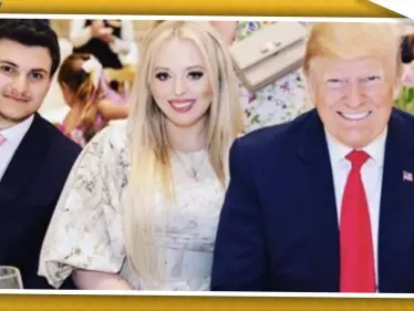 ترامب يحدد موعد خطبة ابنته الصغرى.. والعريس عربي - وكالة ستيب نيوز