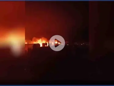 بالفيديو|| طيران مجهول يستهدف مواقع نفطية في بلدة ترحين شمال حلب - وكالة ستيب نيوز